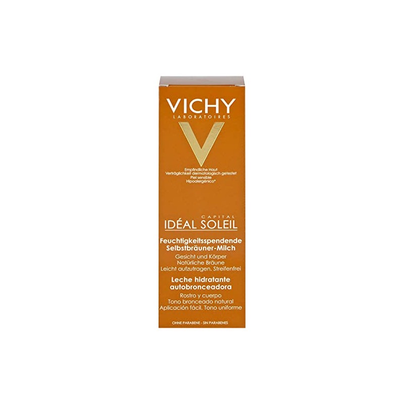 Vichy Ideal Soleil Self-Tanning Milk for Face and Body, Self