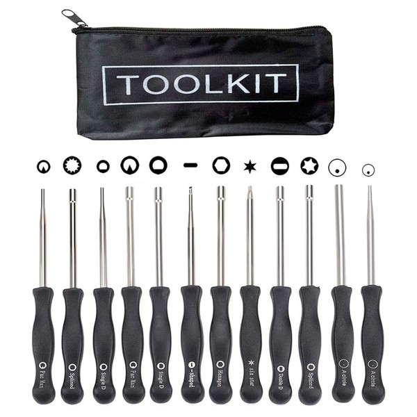 Hippotech 12 PCS Carburetor Adjustment Tool with Acircle Scredrivers for