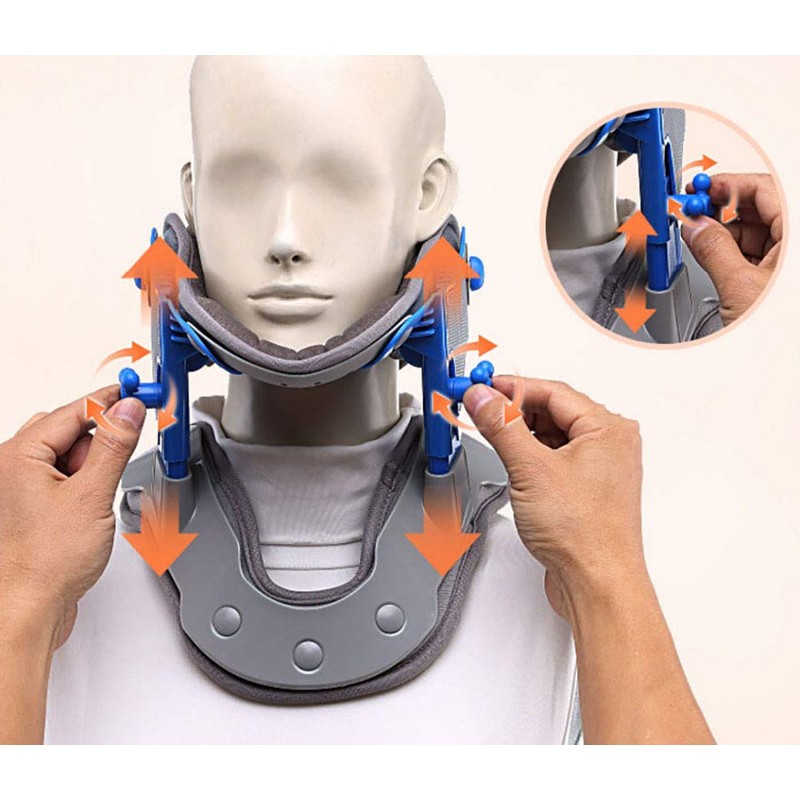Cervical Collar Orthosis Vertebra Neck Brace Support Adjustable Air Traction