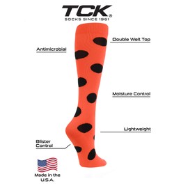 Krazisox Polka Dot Over The Calf Socks