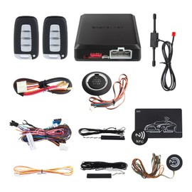 EASYGUARD EC002-K Rolling Code Universal PKE Car Alarm System Auto Start keyless go System Push Button auto Lock Unlock