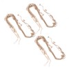 3pcs Hanging Photo Display with Wood Clips Beads DIY 110cm