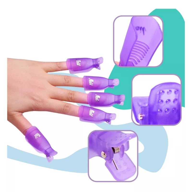 Veraly Pinzas Para Remover Acrilico Y Cualquier Sistema De Uñas