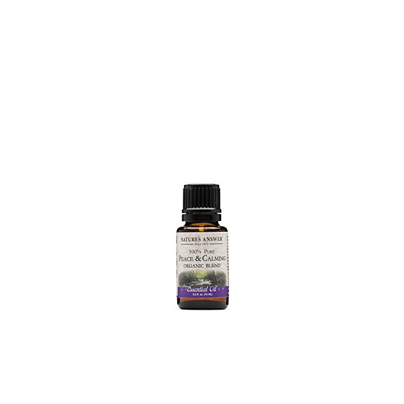 Nature's Answer 100% Pure Organic Essential Oil Blend, 0.5-Ounce, Peace/Calming