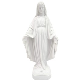 Vittoria Collection 12 Inch Our Lady of Grace Virgin Mary Italian Statue Sculpture Figurine Made in Italy Indoor Outdoor Garden