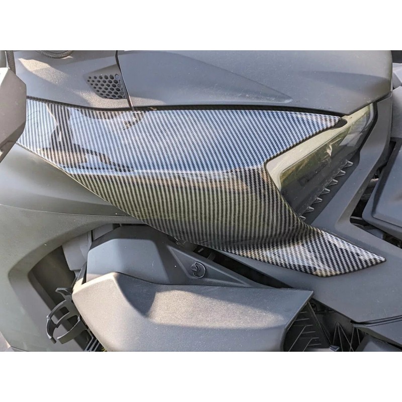 bkd exhaust Plastic Carbon Fiber Pattern Fairing Panels can-am ryker