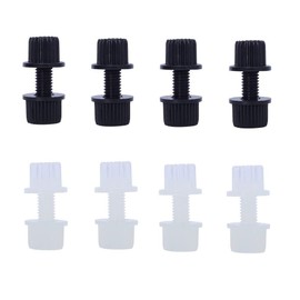 Nylon License Plate Frame Bolts, Nuts and Screws for Motorcycle, Bike
