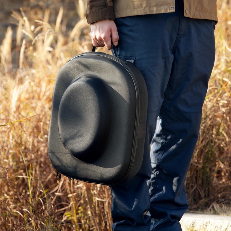Ozueccr Cowboy Hat Travel Case – Crushproof Carrier for Cowboy,