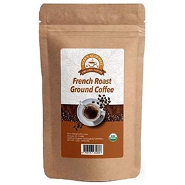 Alex's Acid-Free Organic Coffee 12oz Bag - Fresh Ground French Roast (Pack of 1)