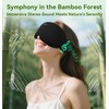 LC-dolida Bamboo Cotton Weighted Bluetooth Sleep Masks, 3D Weighted Sleep
