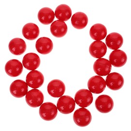 Alipis 25pcs Red Plastic Balls, 1.57 Inch Hollow Balls for Party Games, Raffle, Decorations, Fillable for Events
