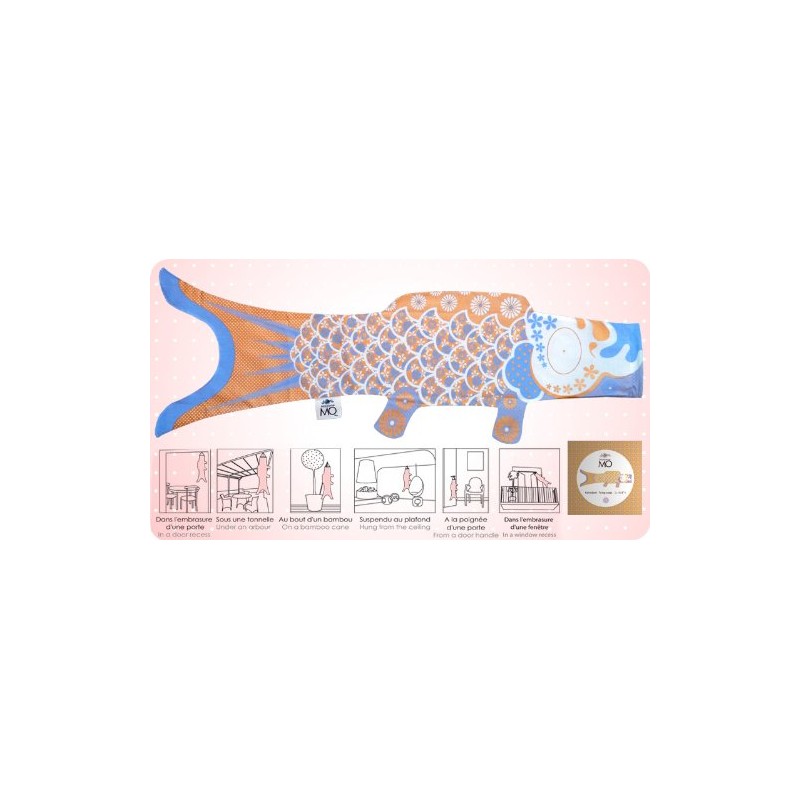 Madame Mo madamumo- Koinobori Medium (100 cm) [Gold]