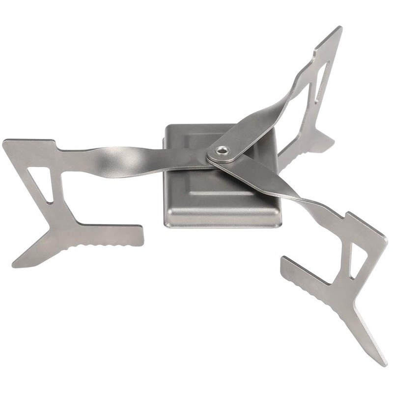 Lixada Ultralight Folding Camping Titanium Hardened Alcohol Stove 0.5 oz