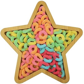 Rainbow Neon Gummy Ring (4 Pound)