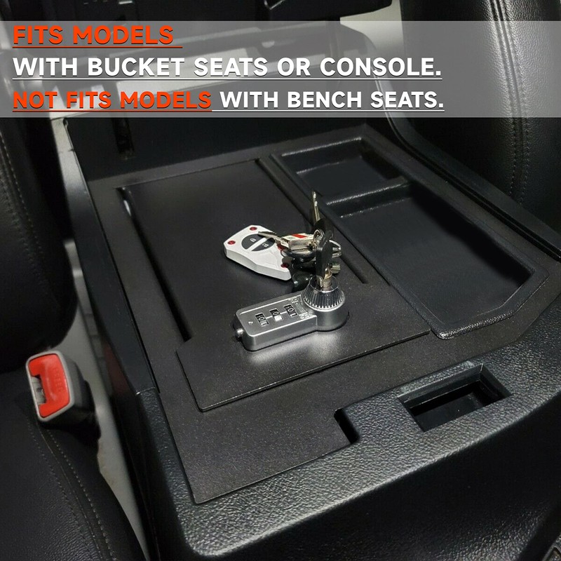 Center Console Safe Compatible with 2007-2013 Toyota Tundra 2008-2021 Toyota