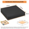 Iptienda Sandpit Cover, 500D Oxford Sandpit Cover, Waterproof Protective Cover,