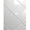 4x4 White Glossy Finish 4 1/4x4 1/4 Ceramic Subway Tile