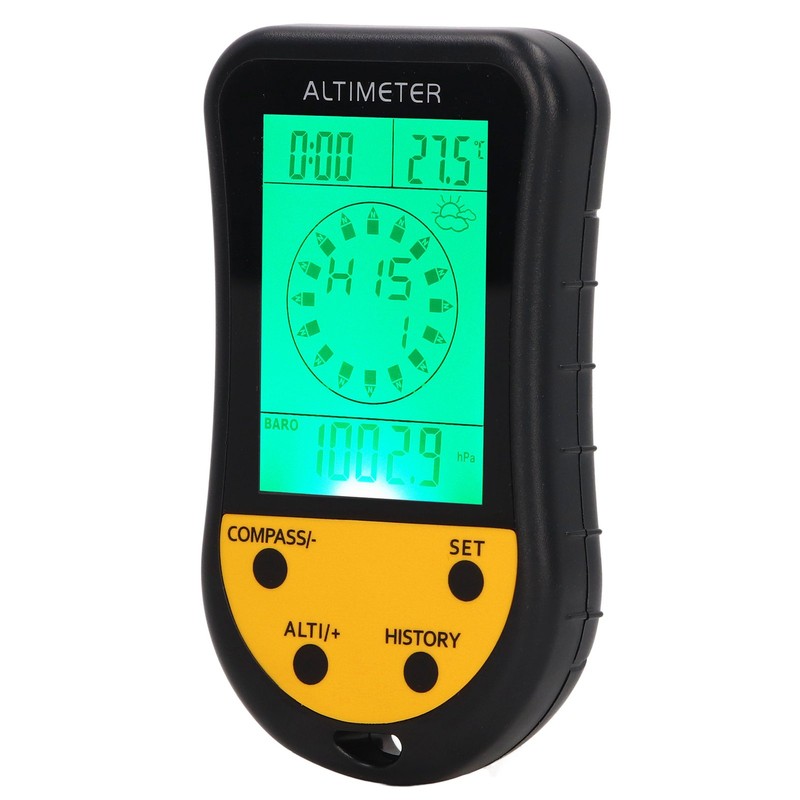 Digital Altimeter 8 in 1 Multifunction Barometer Thermometer Weather Portable