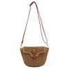 Straw Crossbody Bag for Women Summer Beach Woven Shoulder Bag