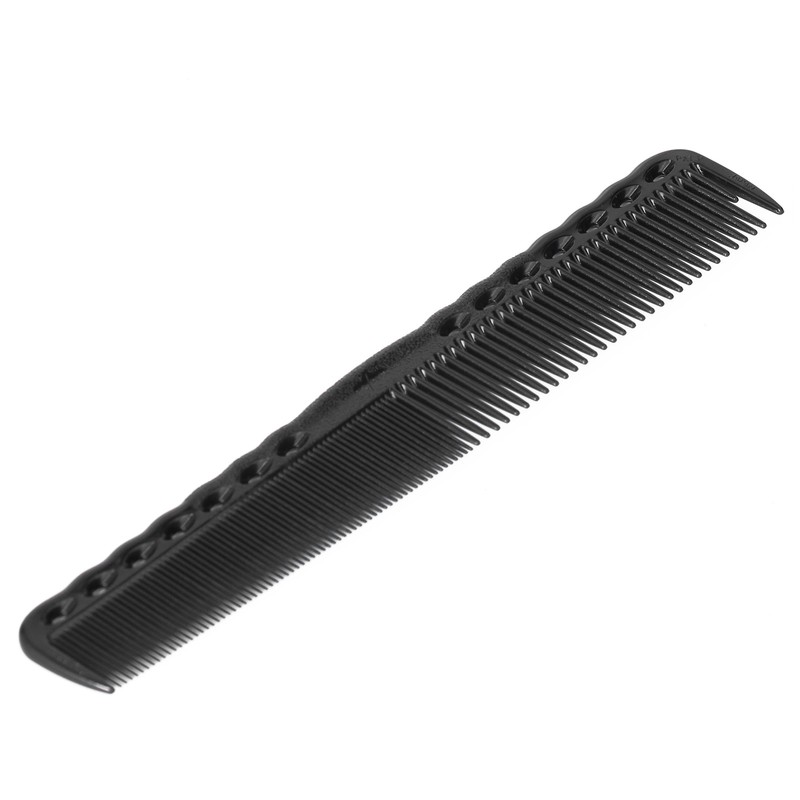 6pcs Carbon Fine Cutting Combs Salon Barber Plastic Hairdressing Flat