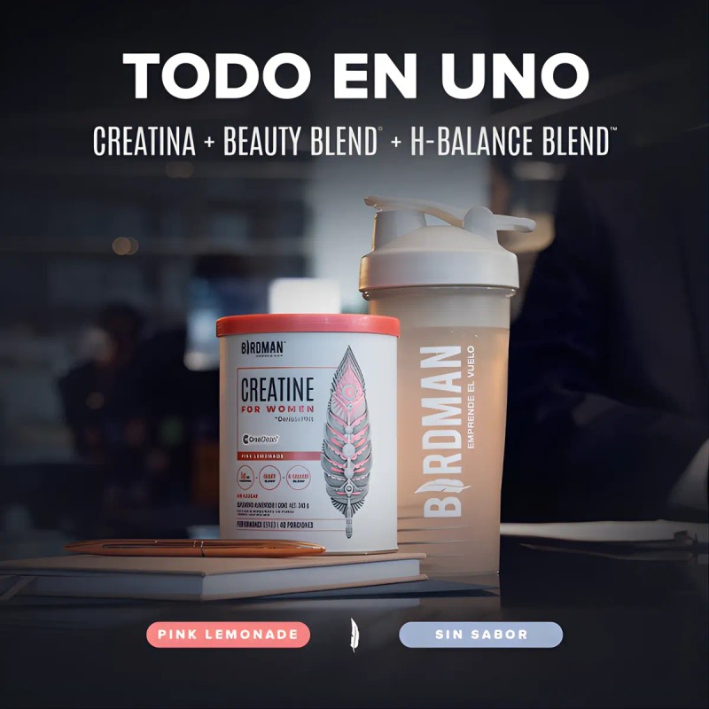 Birdman Creatina Mujer Inositol Shaker 600ml
