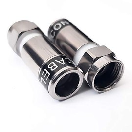 Cabelcon F Male Compression Connectors RG59/6 (3.9) Professional Water Proof Pack of 50