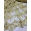 divastyletextiles Pale Yellow Wedding Prom Formal Beaded Lace Fabric -