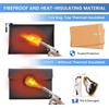 Fireproof Bag for Documents 28CM×17CM, Water and Fire Proof Document