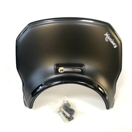 MonQeyKing Honda Monkey 125 Meter Visor V3 Honda Monkey 125 Meter Visor Windshield V3 (Black)