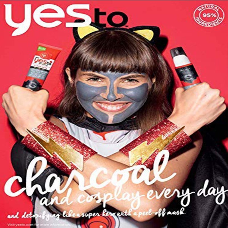Yes To Tomatoes Detoxifying Charcoal Peel Off Face Mask, 2