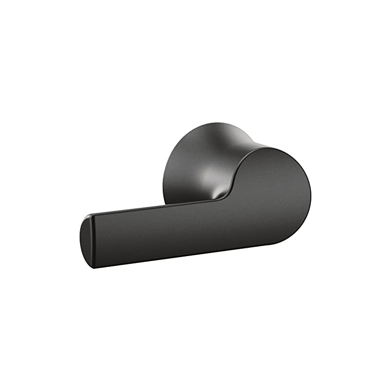 Moen Doux Matte Black 4.25" Brass Decorative Toilet Tank Flush