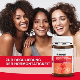 Sanct Bernhard Women's Vitamin Capsules with Evening Primrose Oil, Vitamin E, B, Biotin, Folic Acid, 60 Capsules