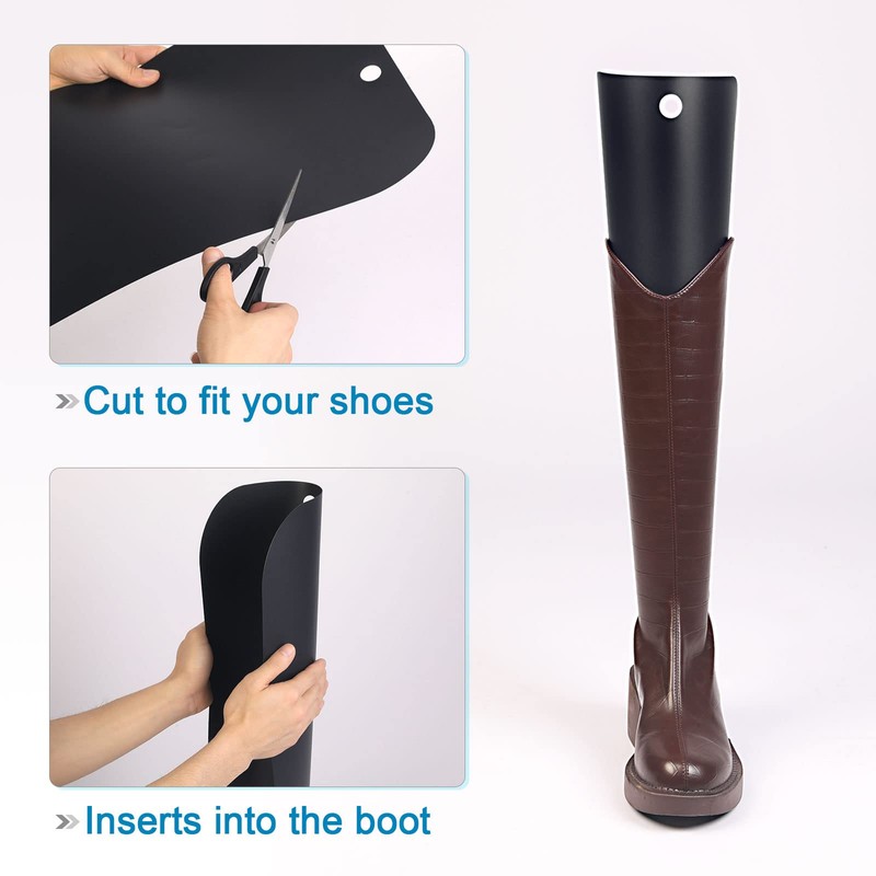 sourcing map 4pcs Boot Shaper Form Inserts 20" Boots Tall
