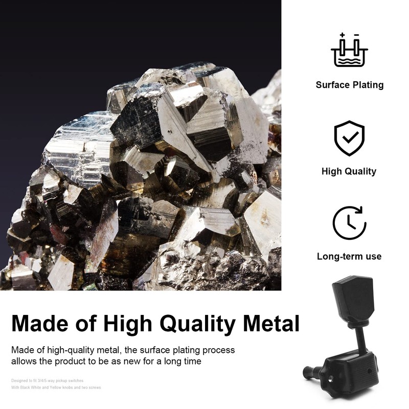 MAXCHEER 3R3L Vintage Guitar Deluxe String Tuning Pegs Machine Heads