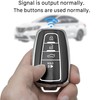 Kirsnda Key fob Cover Compatible with Toyota Camry RAV4 Highlander