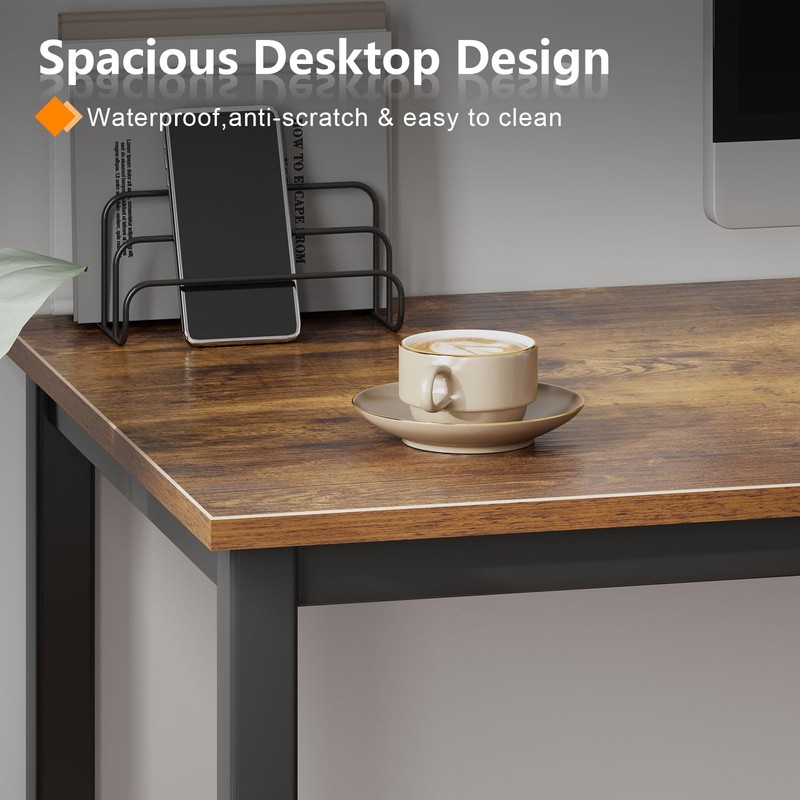 Need Large Computer Desk, 47 Inch Study Student Writing Desk,