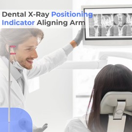 DDM International Dental X-Ray Positioning Arm - Pack of 5 XCP/BAI Style Yellow Posterior Color-Coded Stainless Steel Autoclavable Reusable - Compatible with Film PSP & Digital Sensors