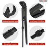 MAXPOWER Swedish Pipe Wrench, 16 1/2-Inch Adjustable Swedish Pipe Spanner