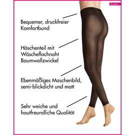 Hudson Women's Leggings Micro 50 Skin-friendly 50 Denier, Dark Brown 0771