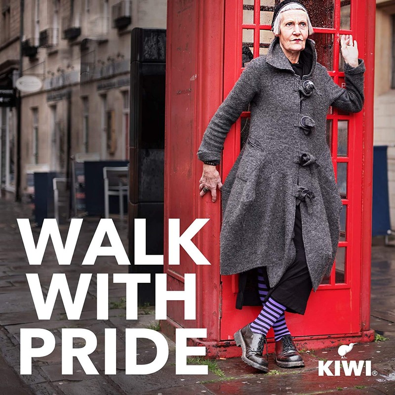 Kiwi Waxed Shoe Polish, Brown ? 1.125 oz can (Pack