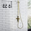 ENKI, H10, Shower Hose, Antique Brass, Flexi Bathroom Shower Head