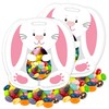 Easter Candy Jelly Beans Filled Easter Bunny Pouch 2 Pack,