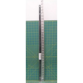 C & C Maufacturing 5/8" x 29-3/4" x 1/16" Black Coated Steel 9 Hole Mending Plate 5340-01-191-32