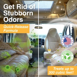 Biocide Systems RV Shocker Strong Odor Eliminator for Camper & Trailer, Eco-Friendly Chlorine Dioxide Odor Bomb for Motorhome Up to 400 Square Feet of Floor Space
