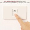 Rousrie Transparent Fan Light Switch Sticker for Identifying Switches and