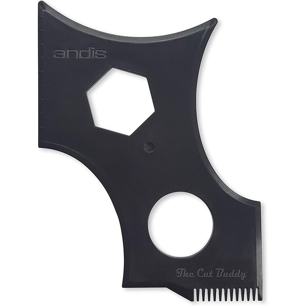Andis The Cut Buddy Hair Beard Shaping Tool for all Beards and Hairlines, Black, 1 Count