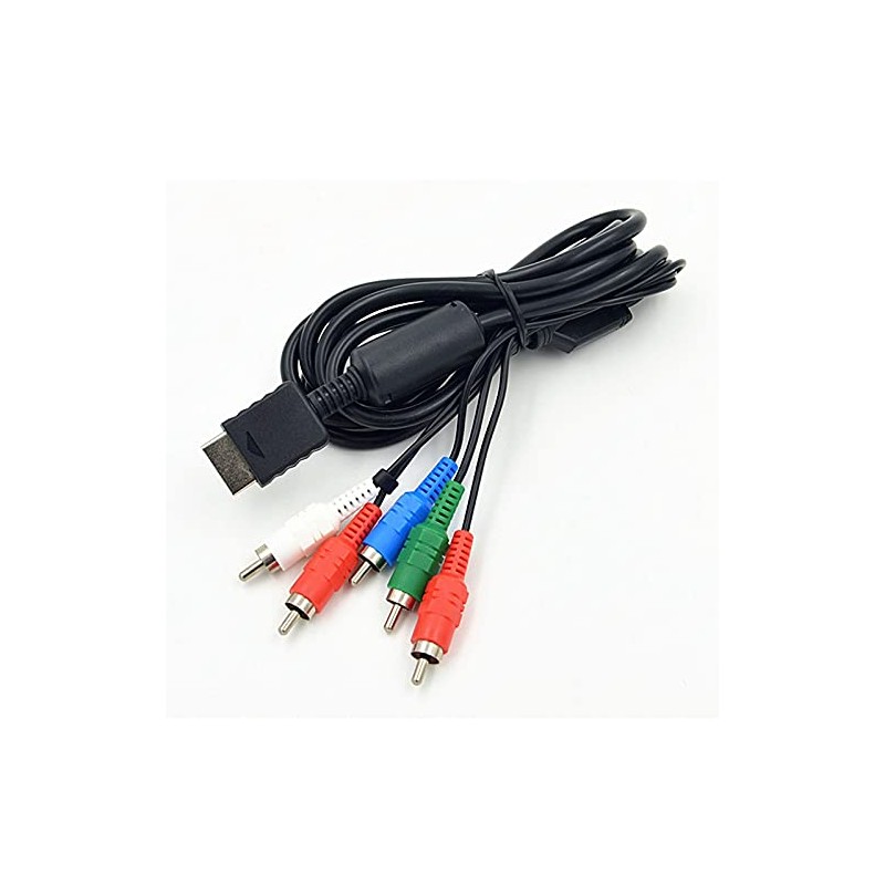 Fahgaer Ypbpr for PS2//Slim HDTV-Ready TV HD Component AV Cable