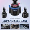 DaisyInner Dual Phone Holder for Car 360° Rotatable Car Phone