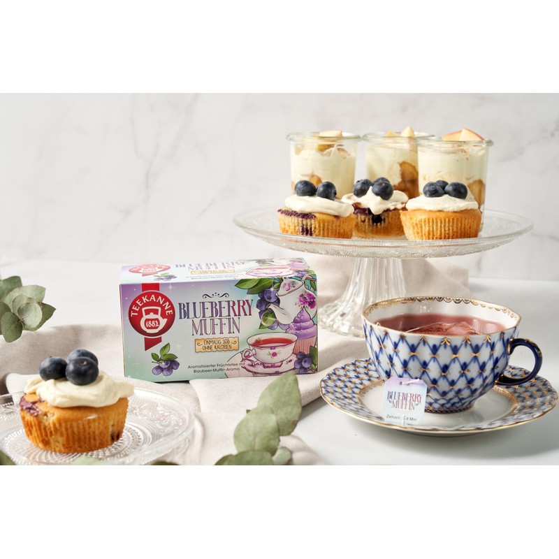 Teekanne Blueberry Muffin Fruit tea with blueberry muffin flavor (2