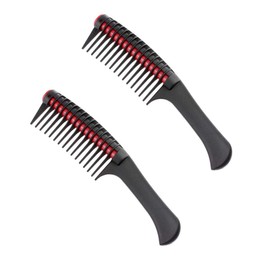Luckycivia 2 Pack hair comb, Professional Anti Splicing and Roller Comb, Professional Hair Dyeing Comb for Hair Daily Care